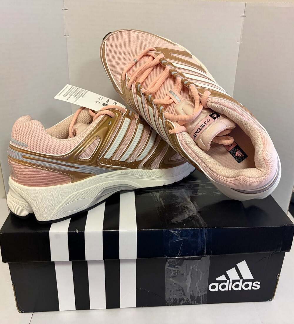 *NIB Adidas Women's Adistar Control 5 Sneakers - Blush Pink/Glow Pink/Off White
